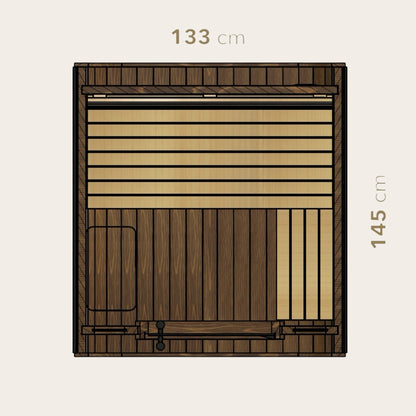 Badstue til 2 personer